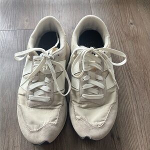 New Balance White 237 Sneakers